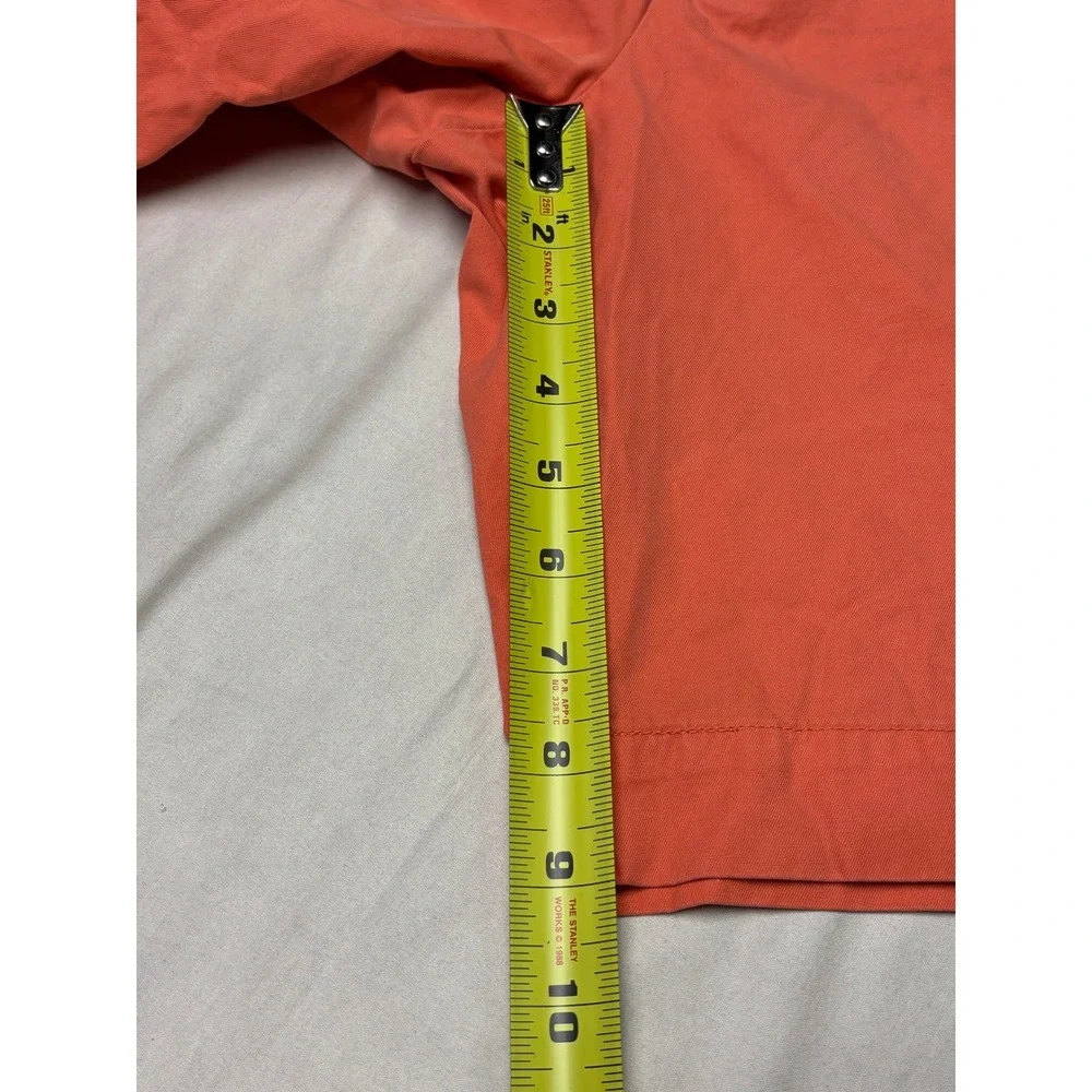 Polo Ralph Lauren‎ Mens Chino Shorts Size 32X9 Coral Orange Cotton Twill Flat